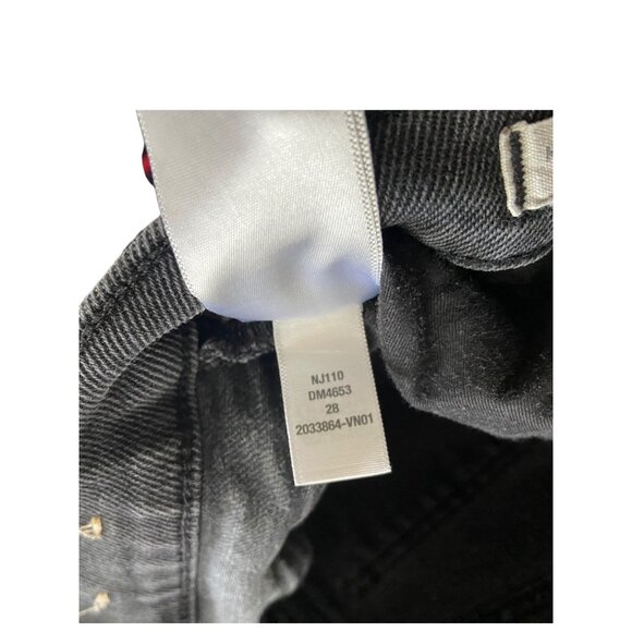 Madewell Middle School Rise Kick Out Jeans Black Size 28 - Picture 6 of 14